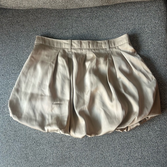 NWOT GapStudio Beige Bubble Mini Skort - Picture 6 of 9